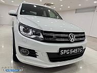 Volkswagen Tiguan 1.4 TSI AT Sunroof 2016 White Push Start